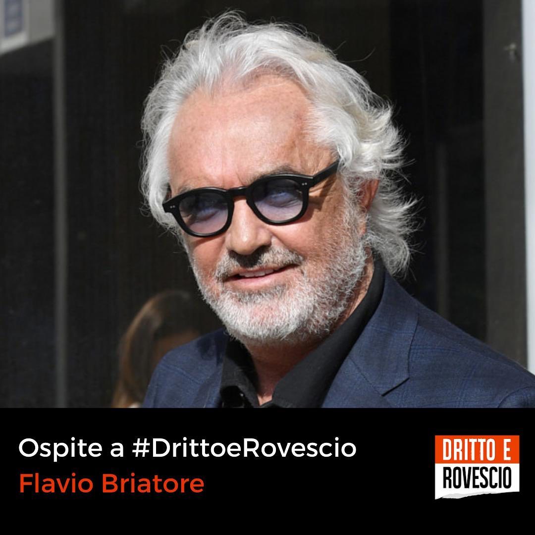 Flavio Briatore Stasera alle 21:20 seguitemi a...