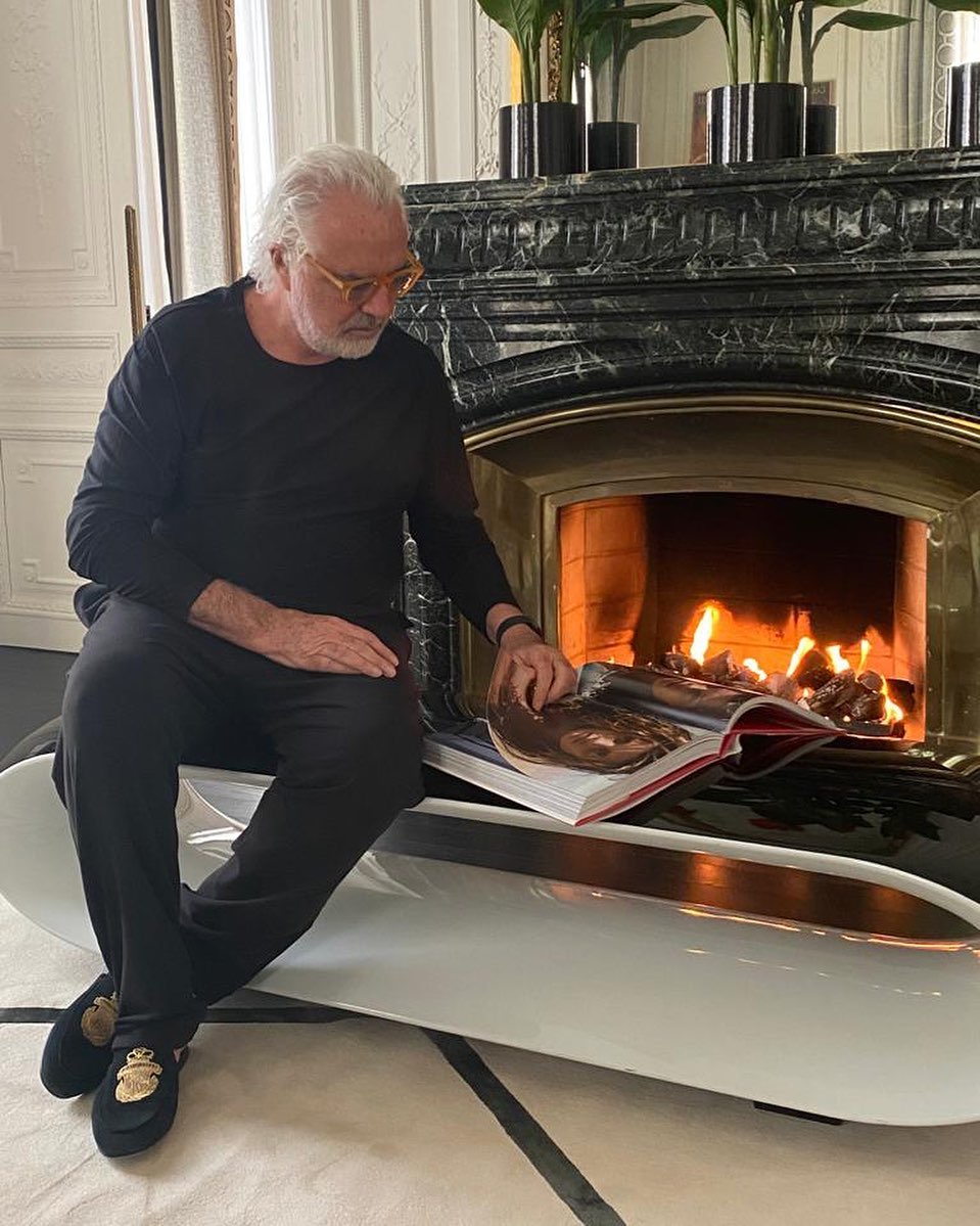 Flavio Briatore Giorni di gran freddo anche a Monte Carlo....