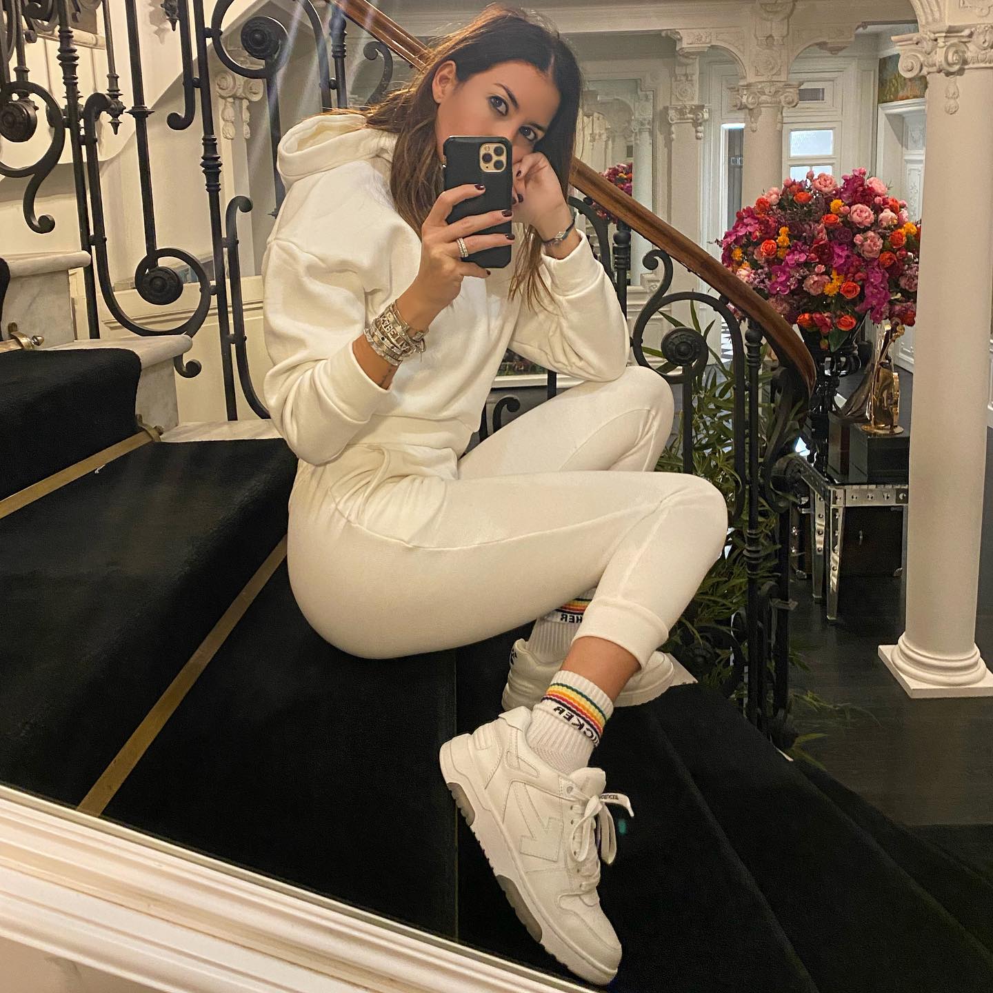 Elisabetta Gregoraci all white...