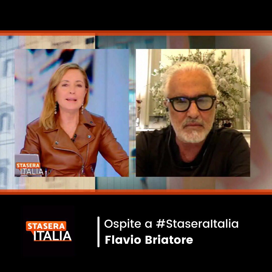 Flavio Briatore Stasera alle 20:30 sarò in collegamento con  a  su Rete 4. Seguitemi!...