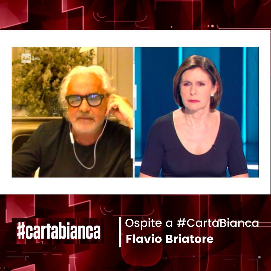 Flavio Briatore Questa sera alle 22:15 sarò in collegamento su  con  seguitemi!...