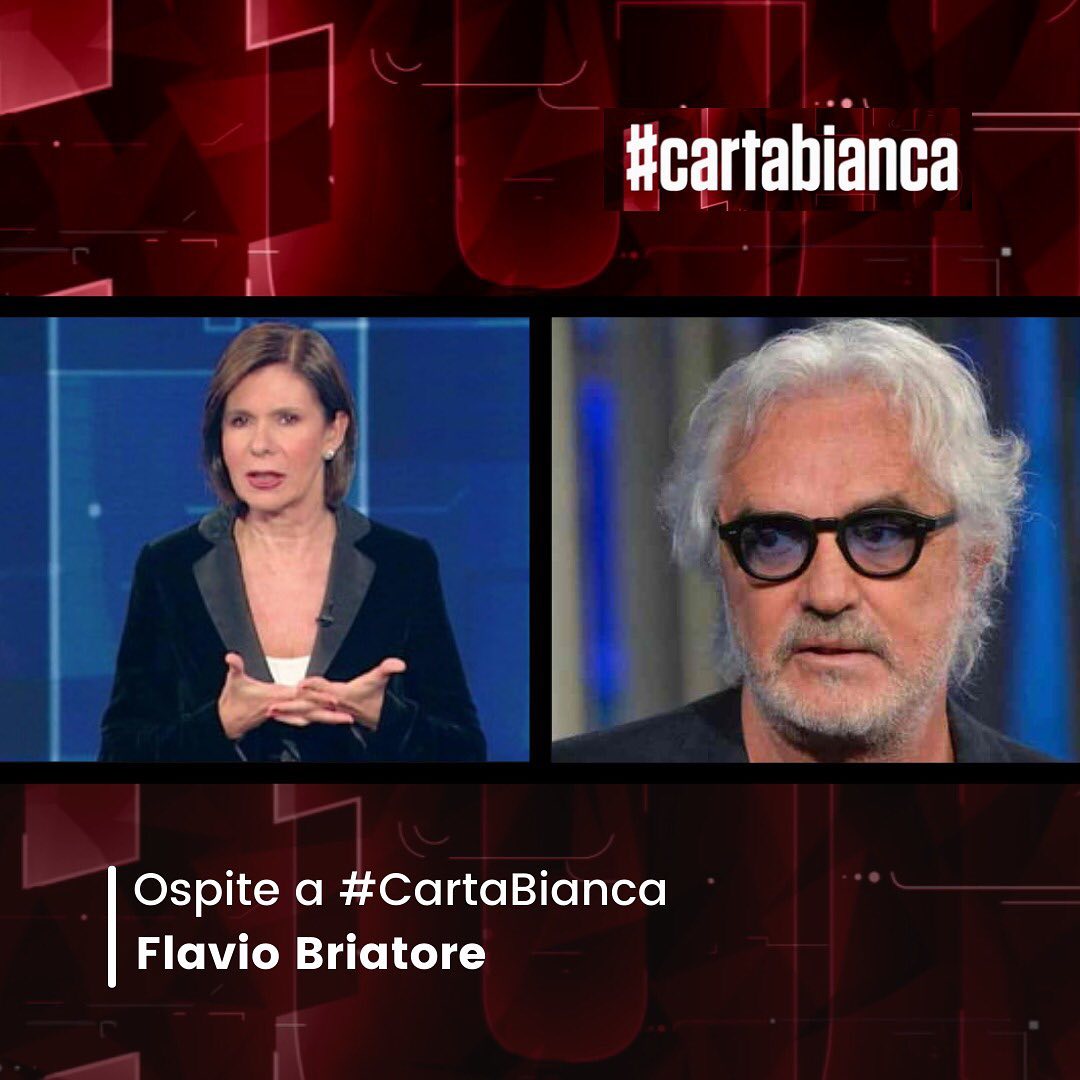 Flavio Briatore Questa sera alle 22:30 sarò ospite di  in collegamento a  
Seguitemi!...