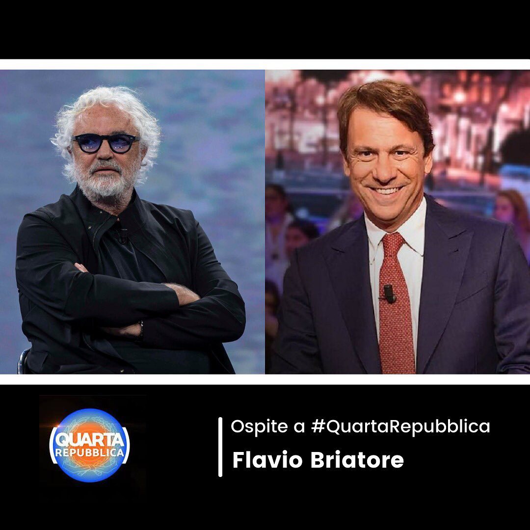 Flavio Briatore Tra poco, alle 22:10 saró in collegamento con Nicola Porro,  , su rete 4. 
Vi as...