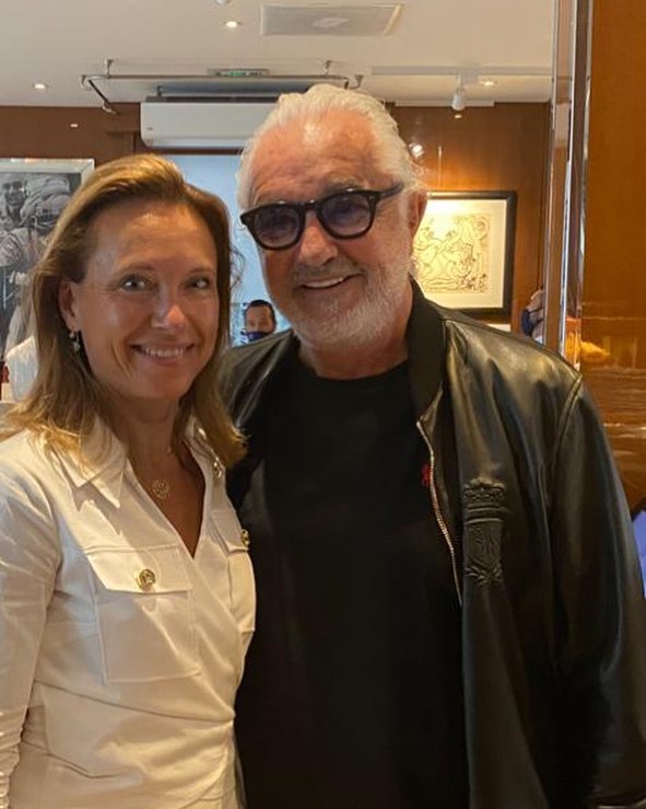 Flavio Briatore With  

Christie’s exhibit at  until 18th of July...