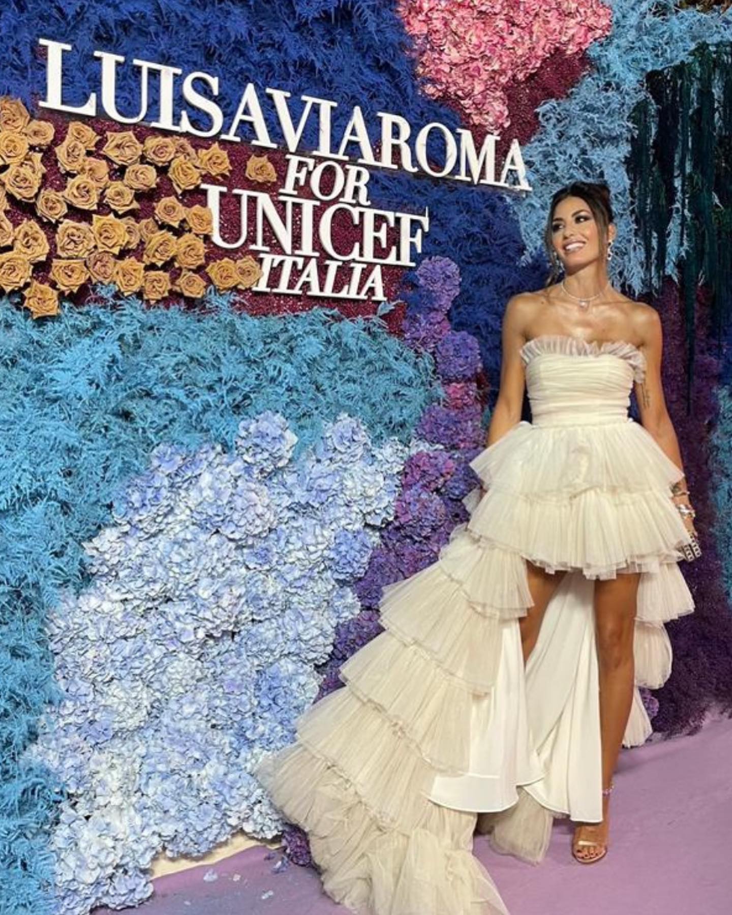 Elisabetta Gregoraci About last night:  for  Summer Gala in Capri...