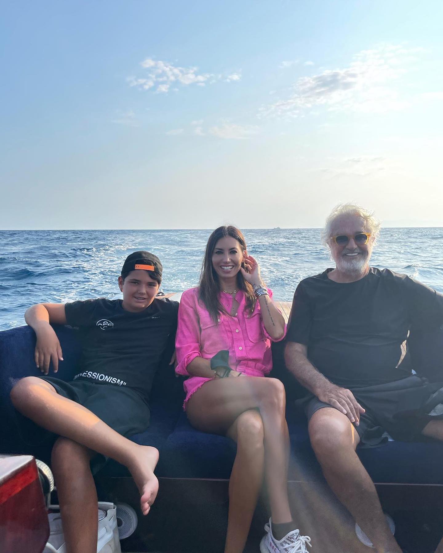 Flavio Briatore Family holiday with  and...