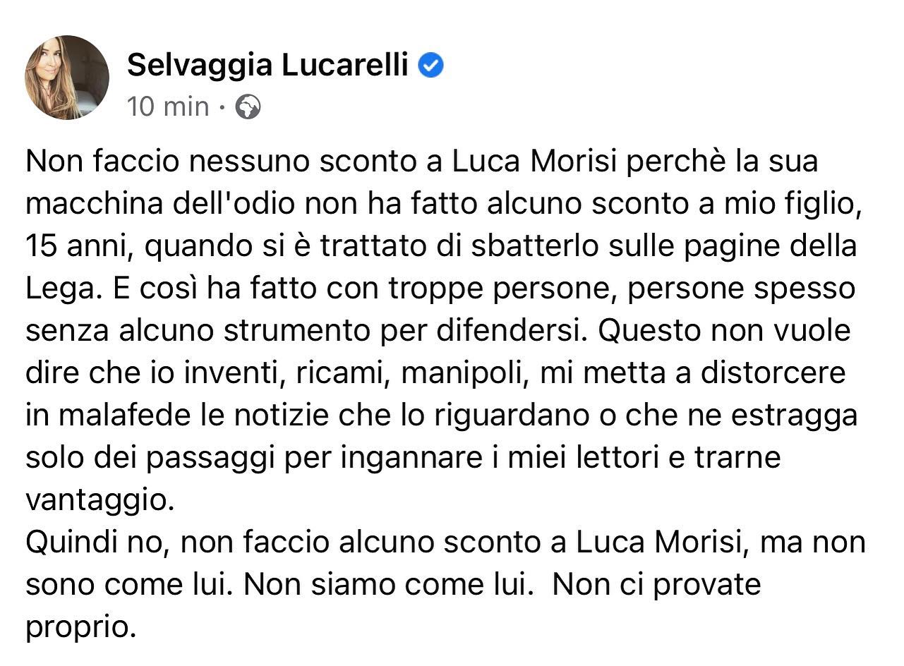 Selvaggia Lucarelli I nemici esistono ed è sano che esistano. Ma si rispettano solo se usano l’arma ...