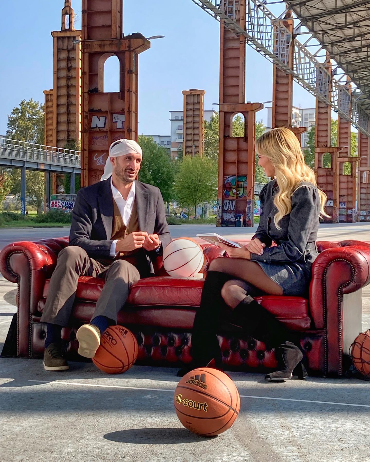 Diletta Leotta Riparte  con uno degli eroi di  Il capitano  
Basket, risate e dichiarazioni for...