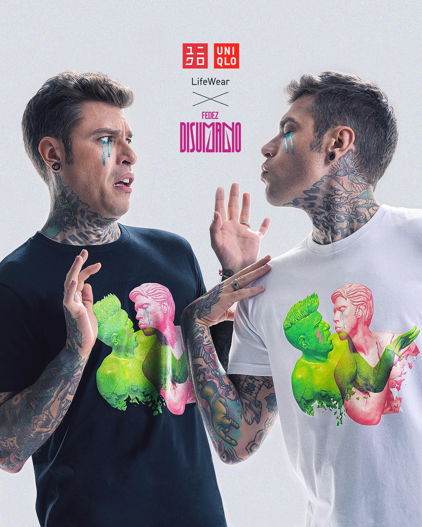 Fedez Uniqlo x Disumano (link in bio)

Preordinando l’album in regalo una t-shirt a sc...