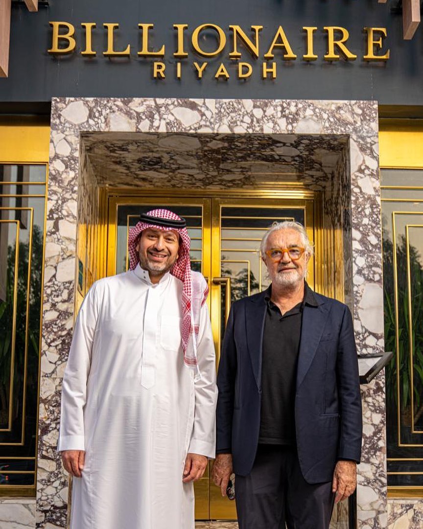 Flavio Briatore With Mr. Faisal Shaker 
CEO and co-founder of MFC, our partners at...