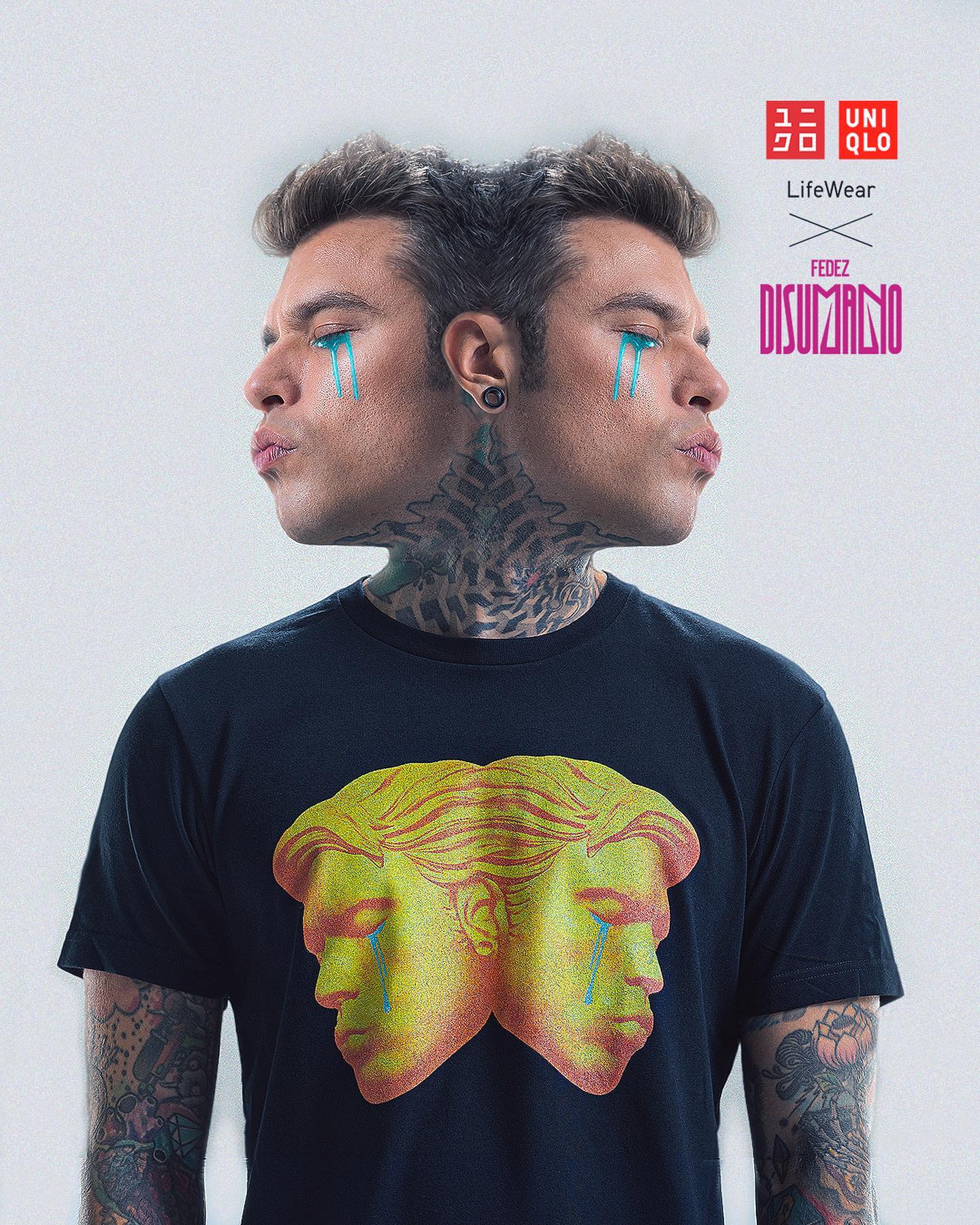 Fedez Uniqlo x Disumano (link in bio)

Preordinando l’album in regalo una t-shirt a sc...