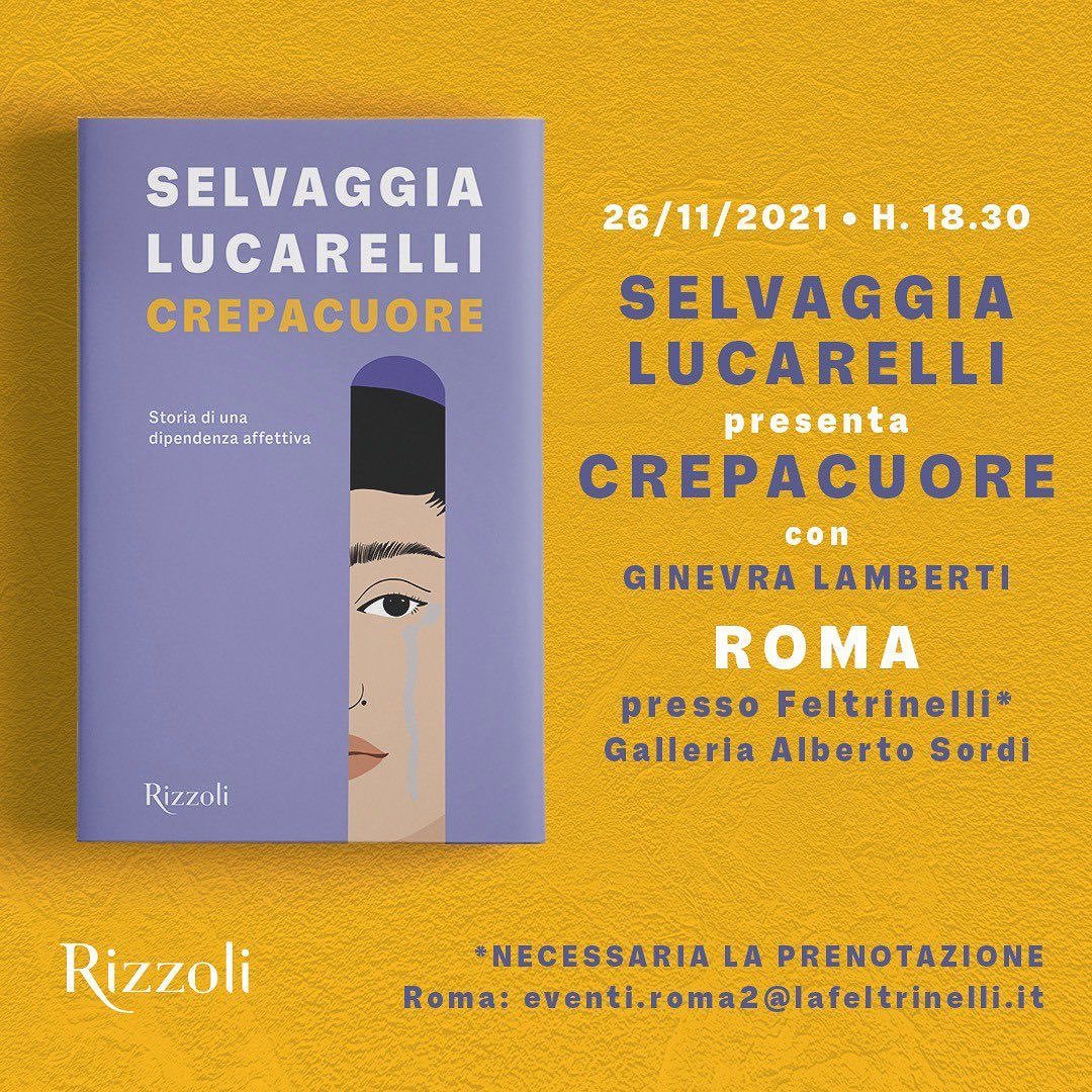 Selvaggia Lucarelli Vi aspetto domani a Roma! Con me  e...