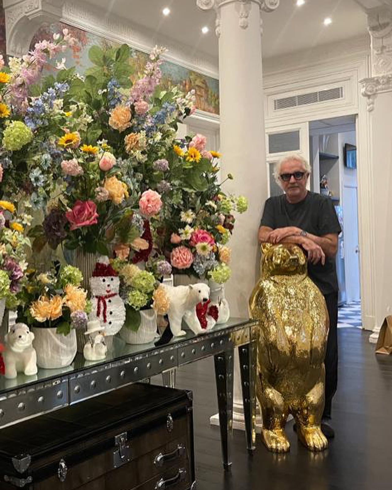 Flavio Briatore Serata in casa...