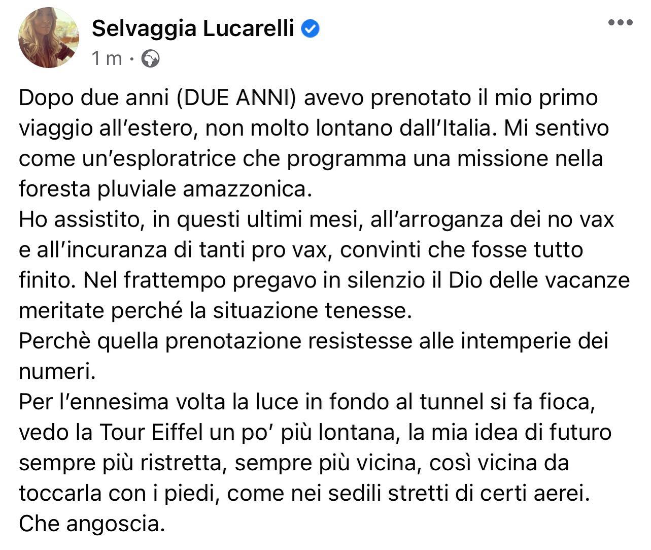 Selvaggia Lucarelli Non finisce più....