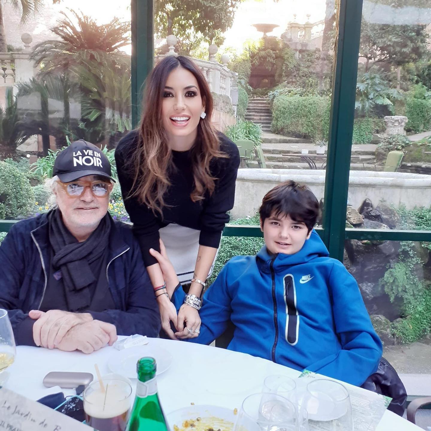 Flavio Briatore Domenica in famiglia con...