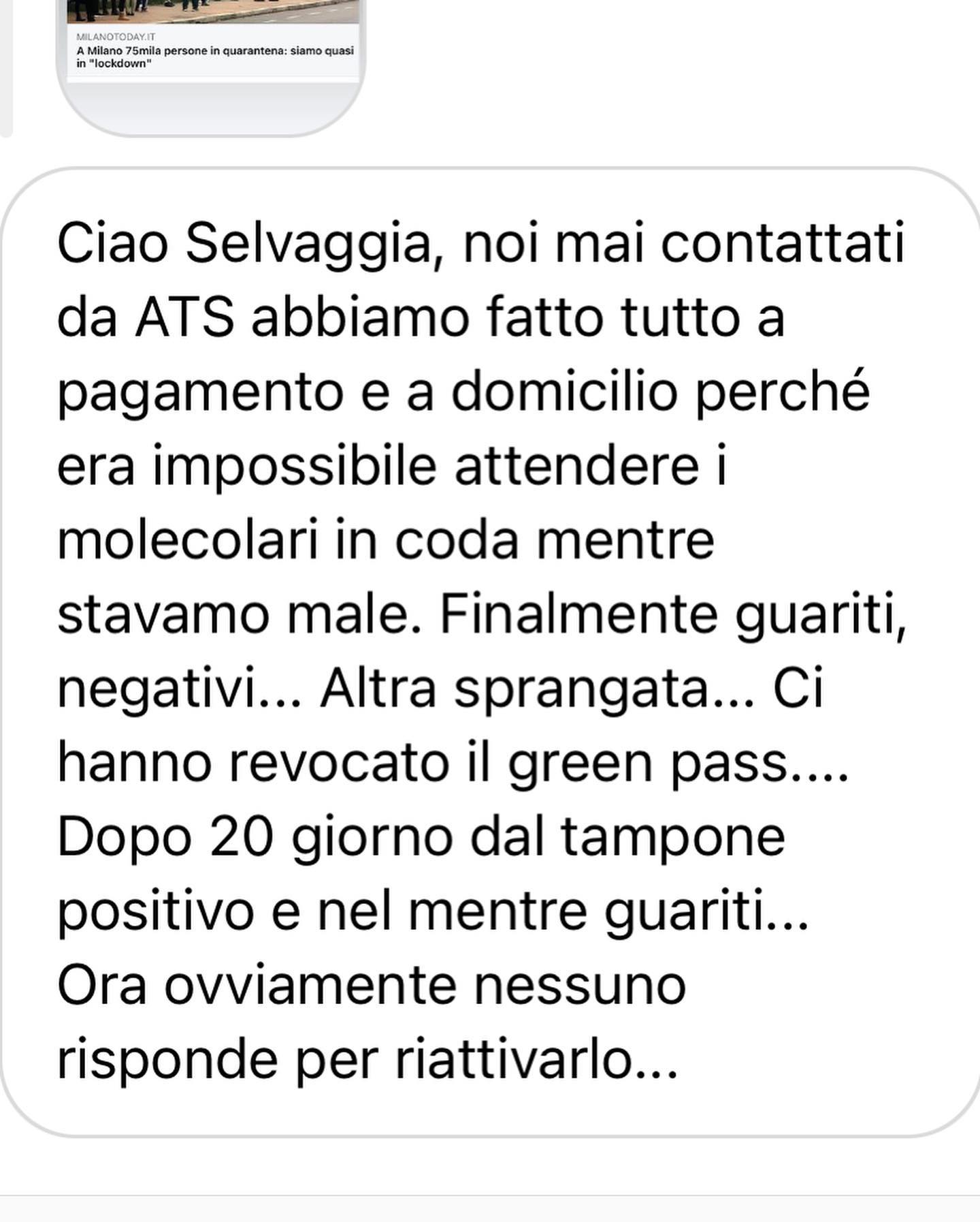 Selvaggia Lucarelli Queste sono alcune delle situazioni tipo al momento. Chi se può permettere si st...