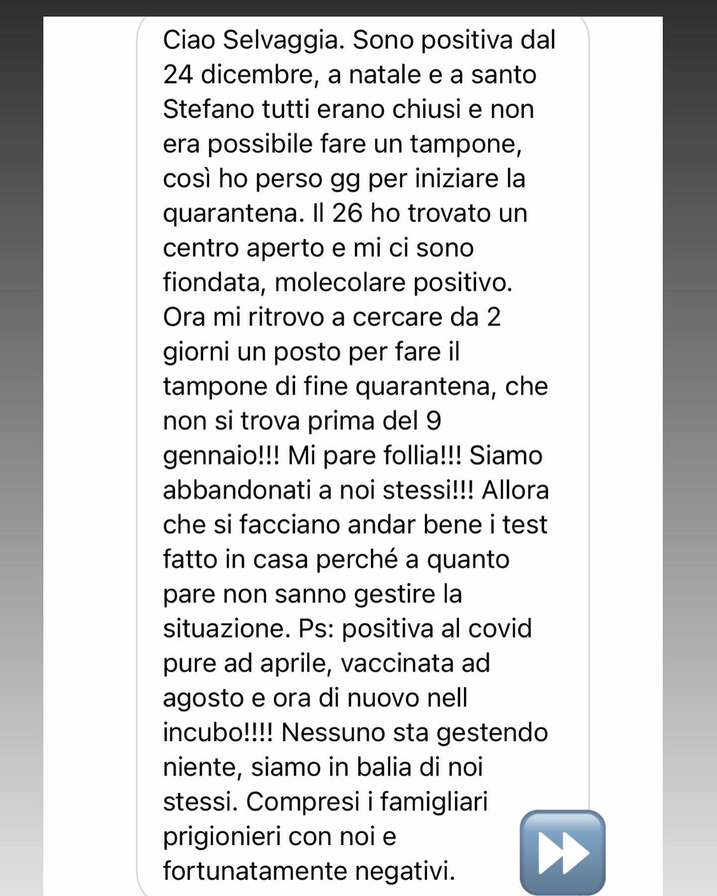 Selvaggia Lucarelli Queste sono alcune delle situazioni tipo al momento. Chi se può permettere si st...