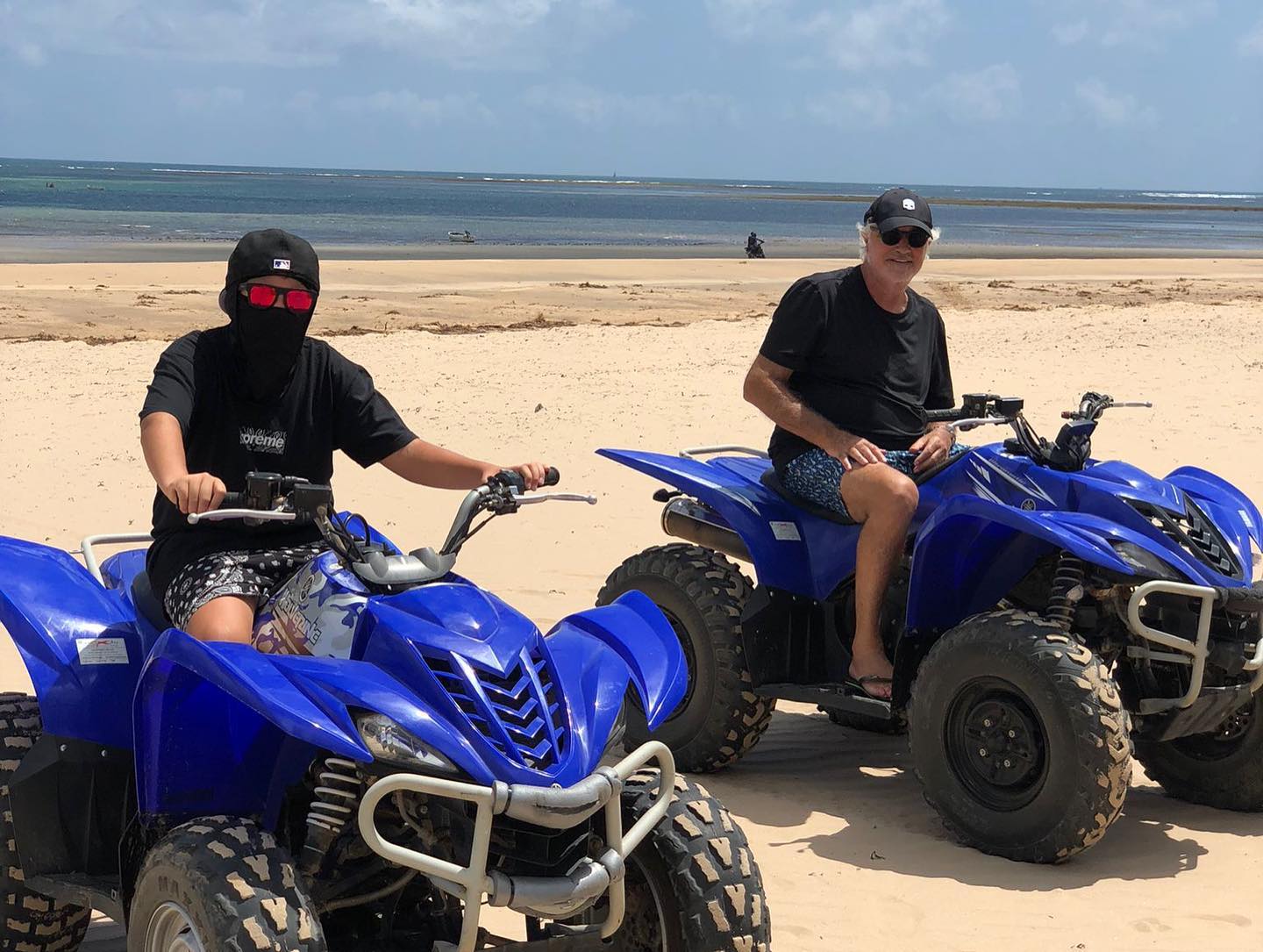 Flavio Briatore Oggi giornata in spiaggia con...