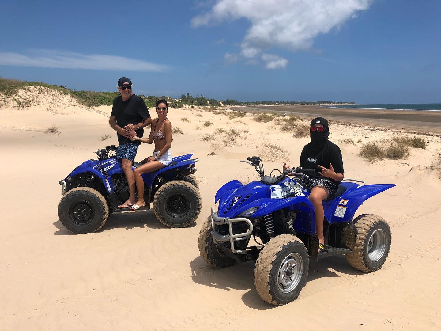 Flavio Briatore Oggi giornata in spiaggia con...