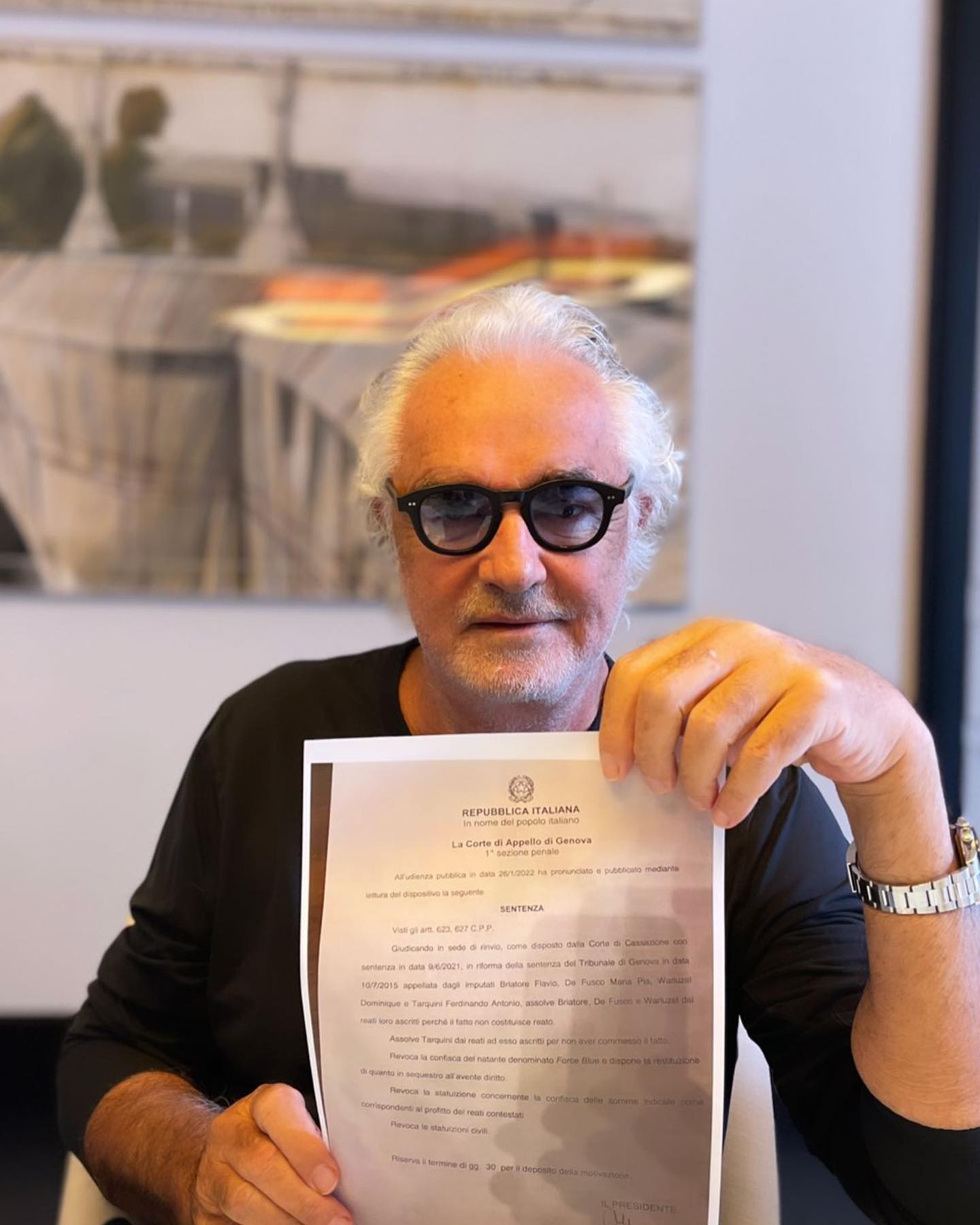 Flavio Briatore Nel Maggio 2010 la Guardia di Finanza mi ha sequestrato la barca e sui media di ...