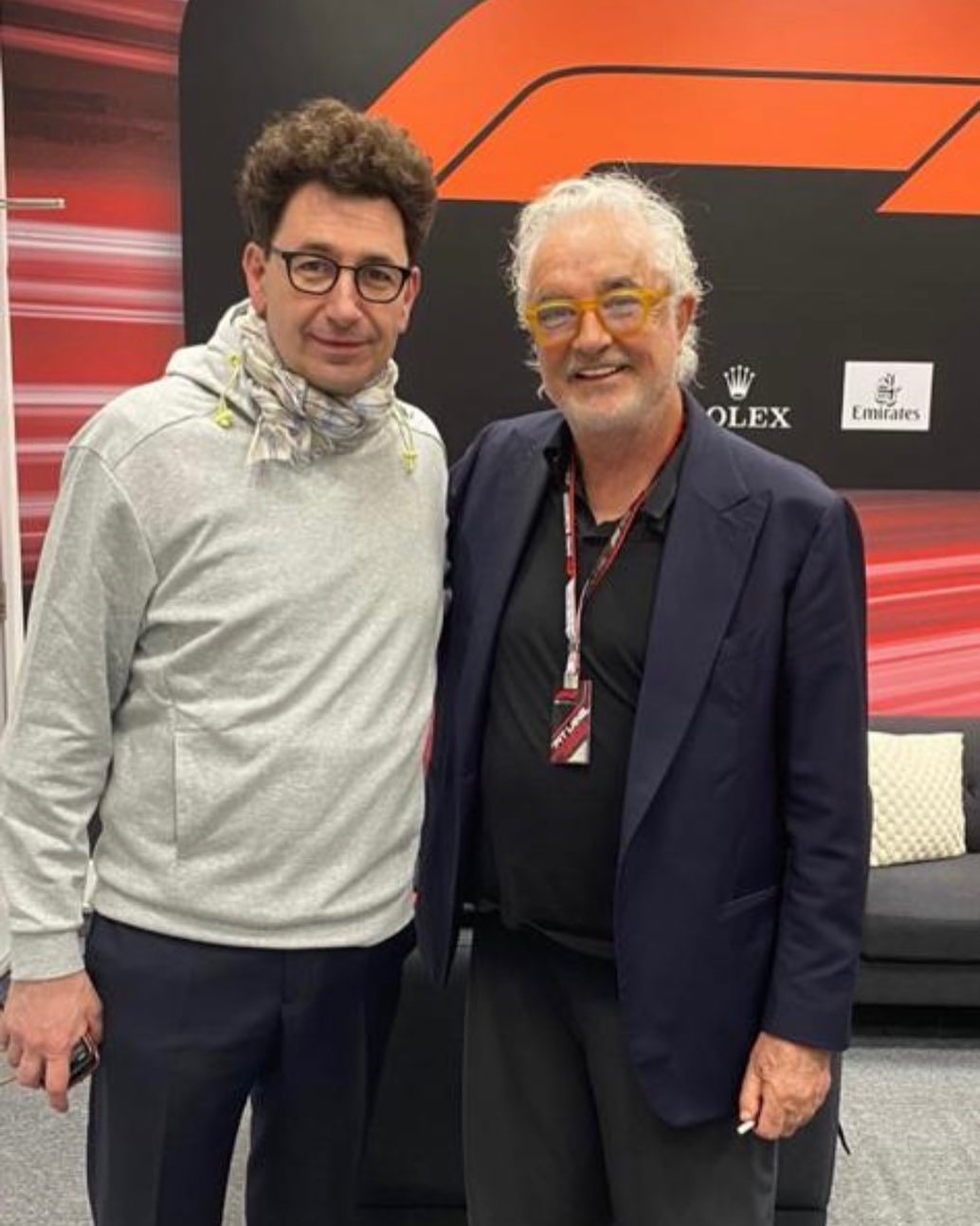 Flavio Briatore Pole Position for  and Mattia Binotto...