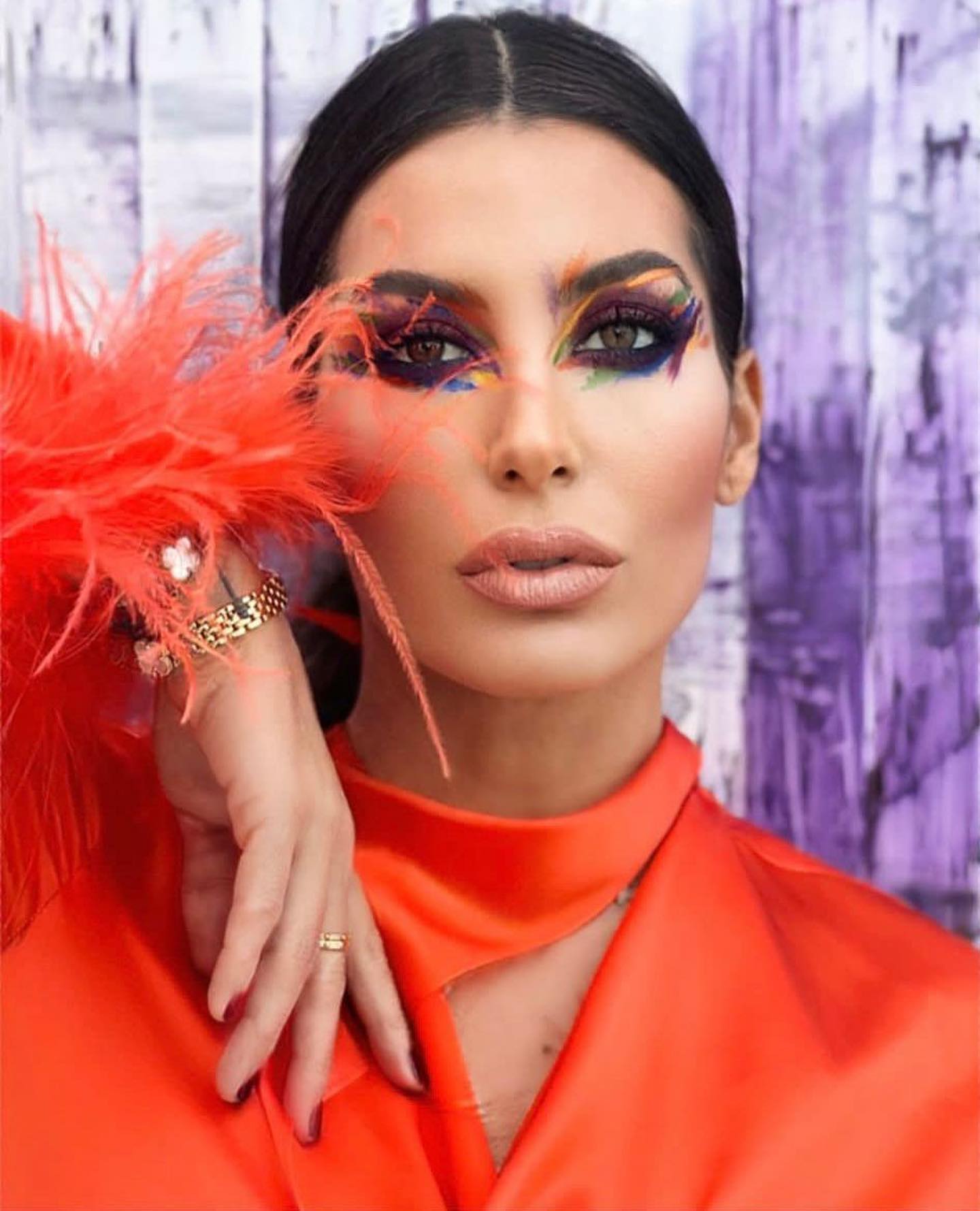 Elisabetta Gregoraci Un arcobaleno sul viso...