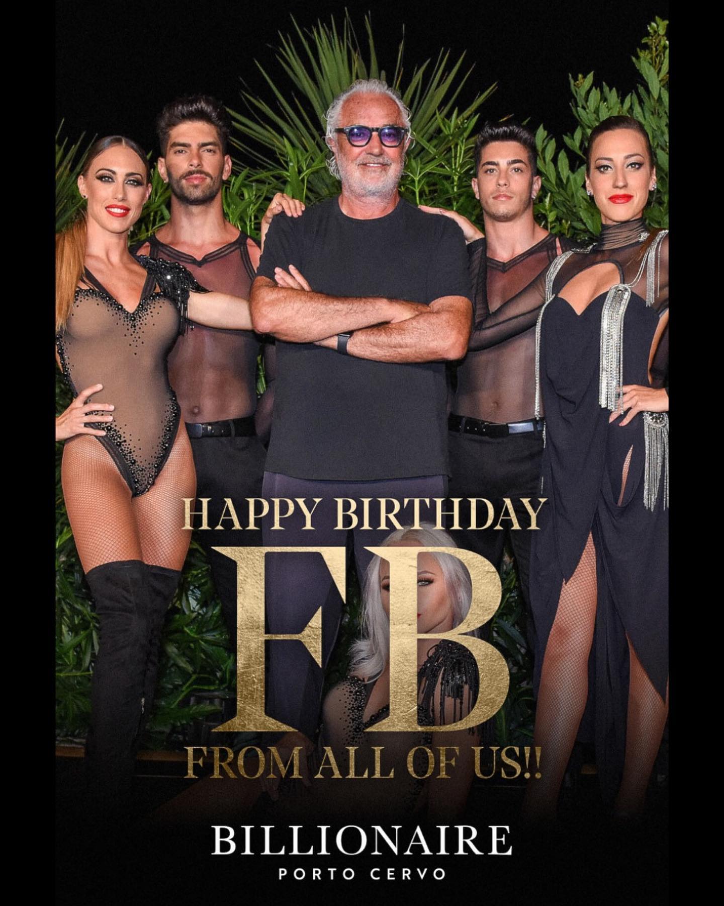 Flavio Briatore Grazie al mio grande Team per gli auguri di buon compleanno e per l’ottimo lavor...