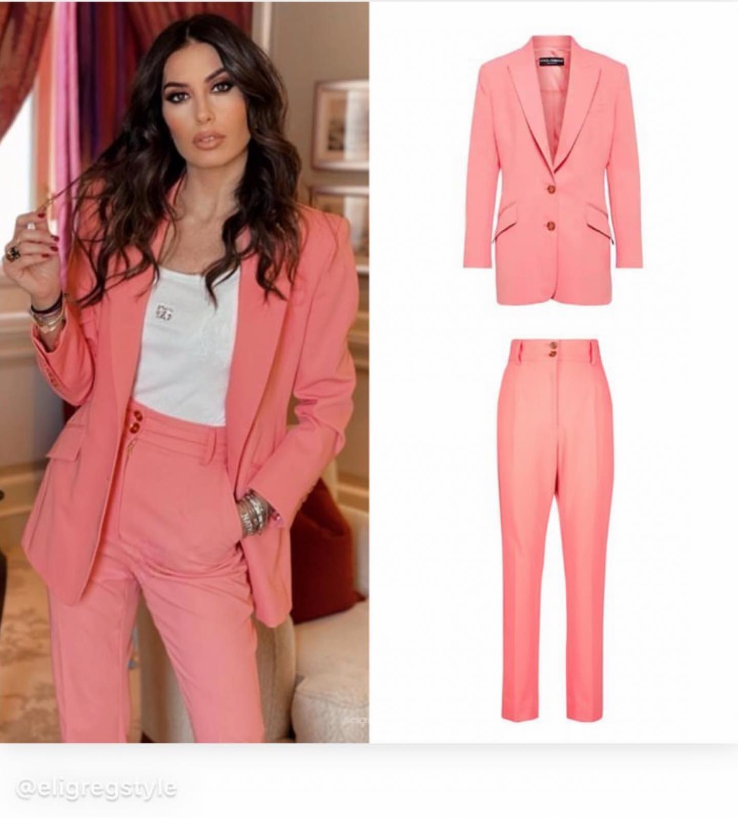 Elisabetta Gregoraci Pink is my new happy color...