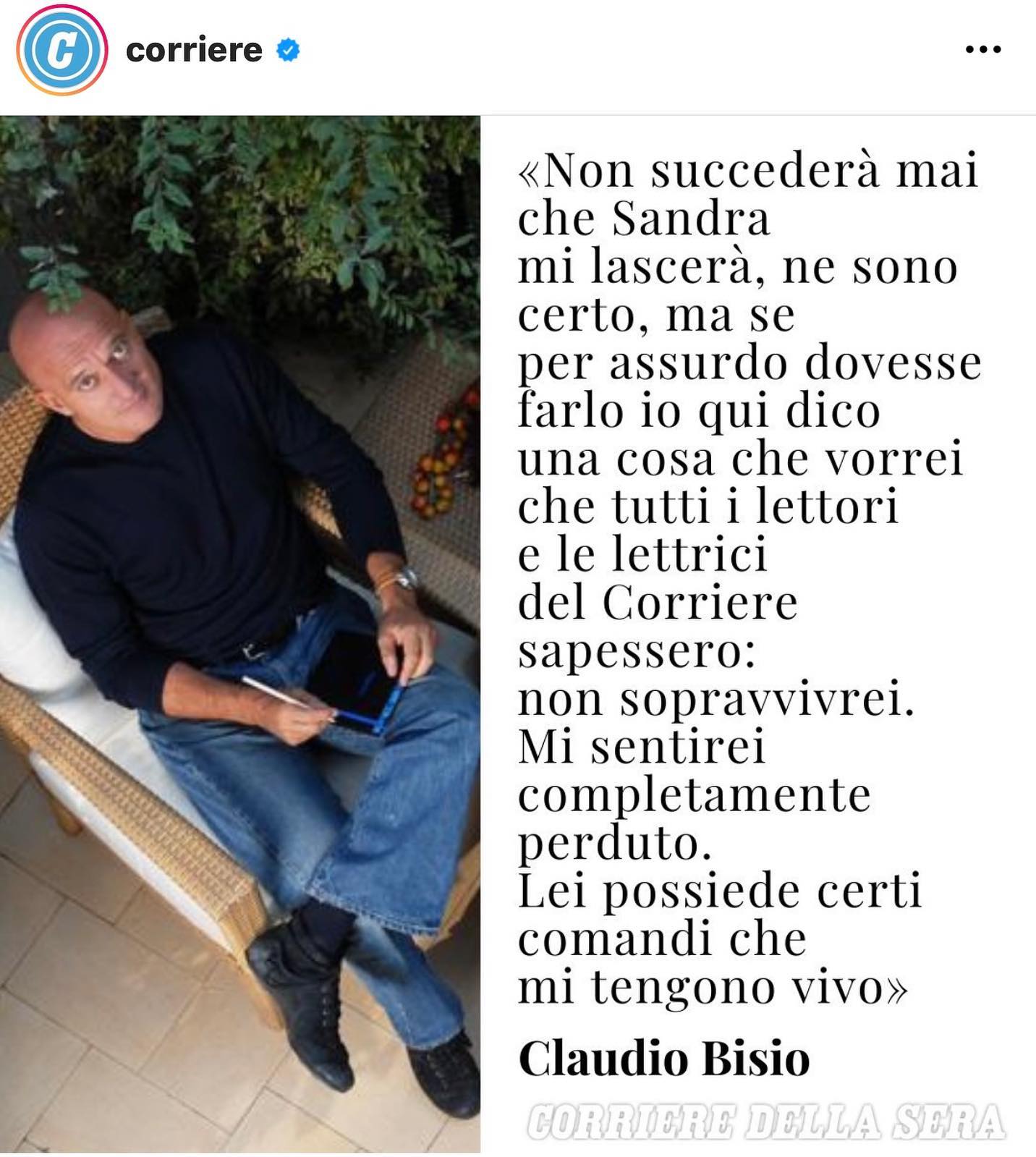 Selvaggia Lucarelli Claudio Bisio, in un’intervista al Corriere, ha detto: “Non succederà mai che Sa...