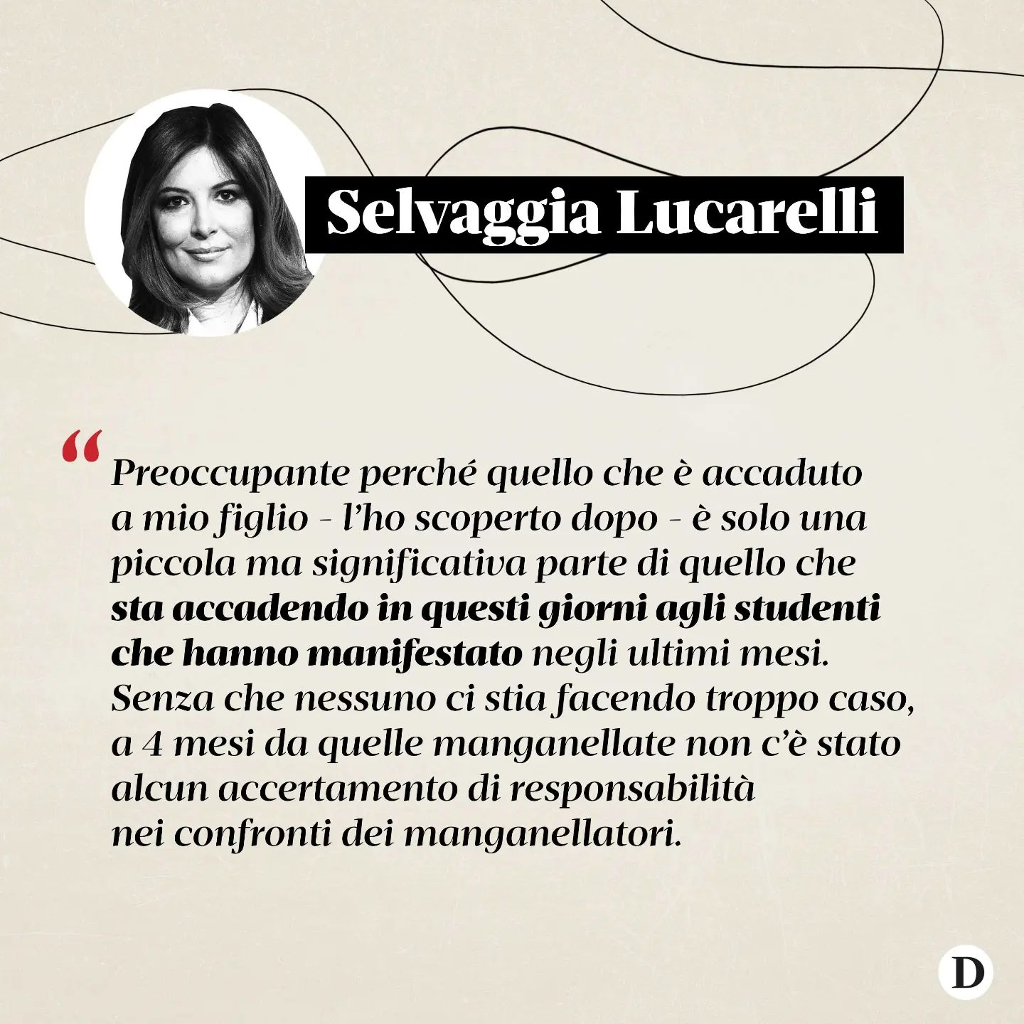 Selvaggia Lucarelli Giovedì mattina, ore 8. Sono sveglia da poco. Mio figlio Leon è in gita da due g...