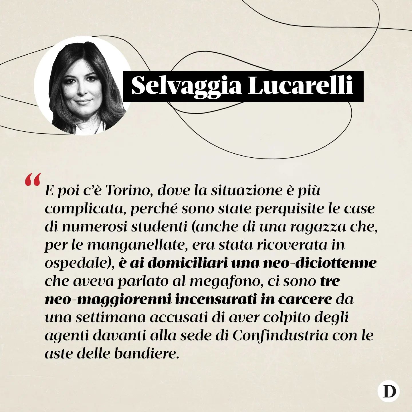 Selvaggia Lucarelli Giovedì mattina, ore 8. Sono sveglia da poco. Mio figlio Leon è in gita da due g...