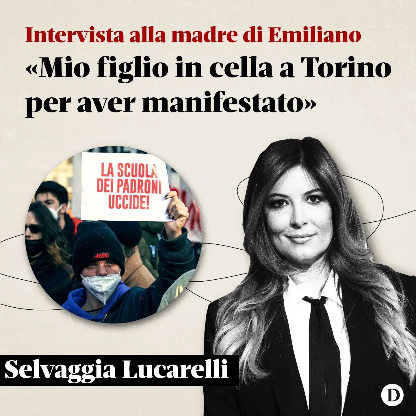 Selvaggia Lucarelli Emiliano è stato arrestato all’alba del 12 maggio, a  insieme ad altri due ragaz...