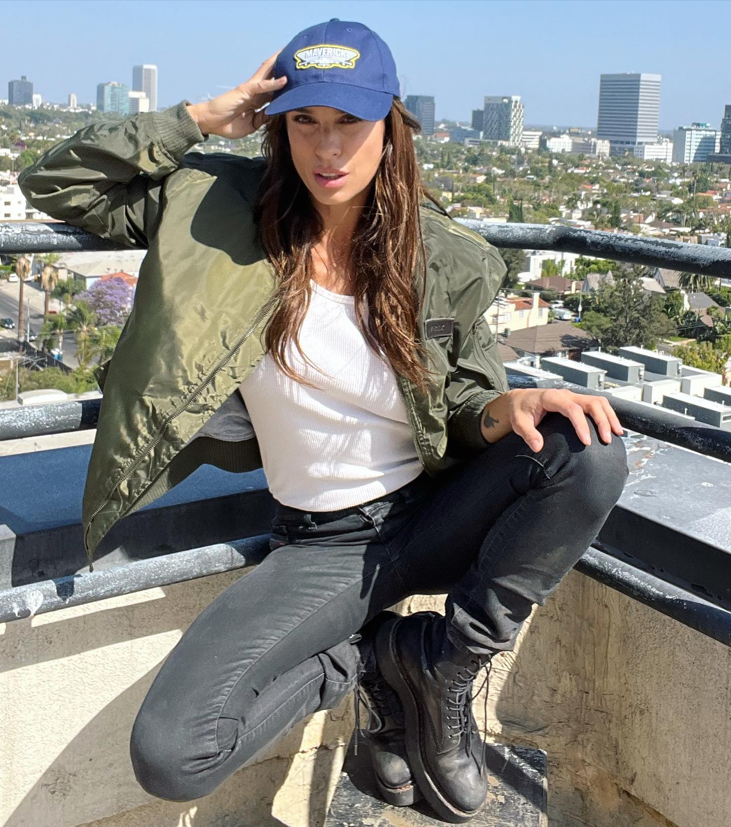 Elisabetta Canalis In the Top Gun Mood. Non perdetevelo:  da oggi nei cinema italiani.     ad...