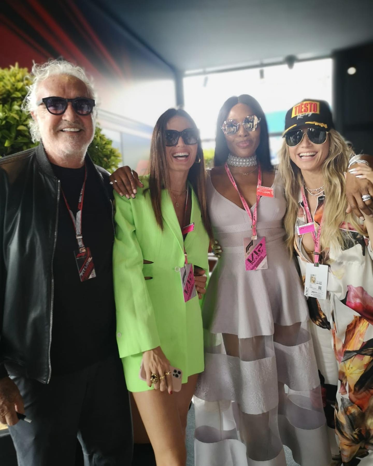 Flavio Briatore With   and  at the Monaco GP...