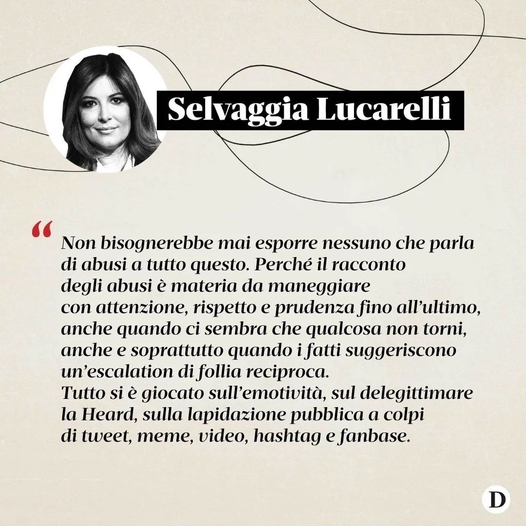 Selvaggia Lucarelli È finita come era chiaro che sarebbe finita e come non sarebbe dovuta finire, co...