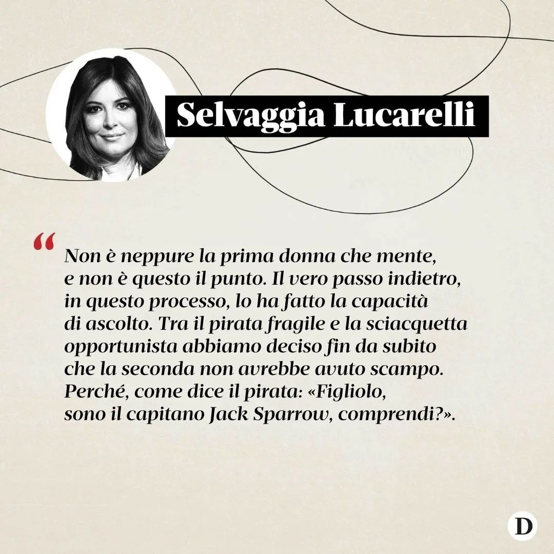 Selvaggia Lucarelli È finita come era chiaro che sarebbe finita e come non sarebbe dovuta finire, co...