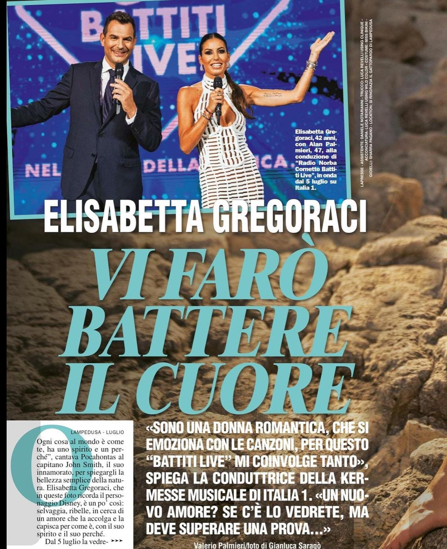 Elisabetta Gregoraci Ciao Ragazzi, e’ uscita la mia intervista su CHI. Il servizio l’abbiamo fatto co...