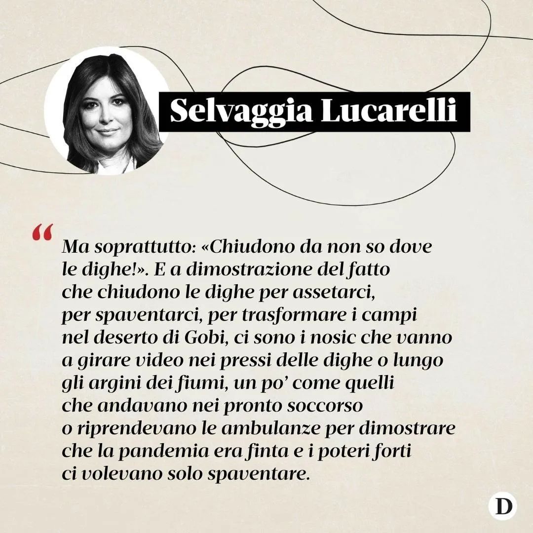 Selvaggia Lucarelli Il  è come il Covid: nel tempo si aggiorna, si sviluppano nuovi ceppi e varianti...