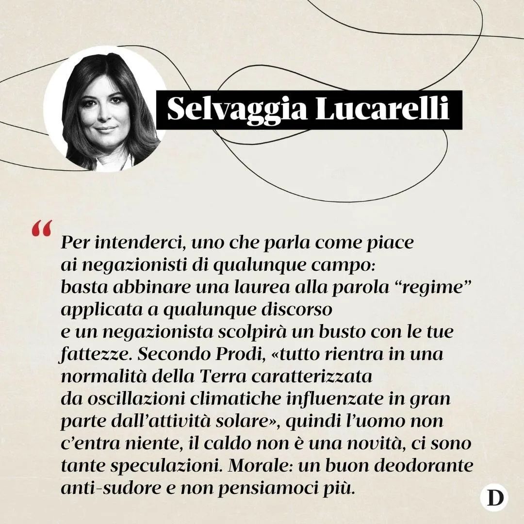 Selvaggia Lucarelli Il  è come il Covid: nel tempo si aggiorna, si sviluppano nuovi ceppi e varianti...