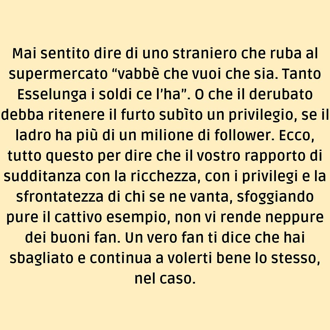 Selvaggia Lucarelli Una storia di accappatoi, furti glamour, Chiara Ferragni. Perché la legalità, in...