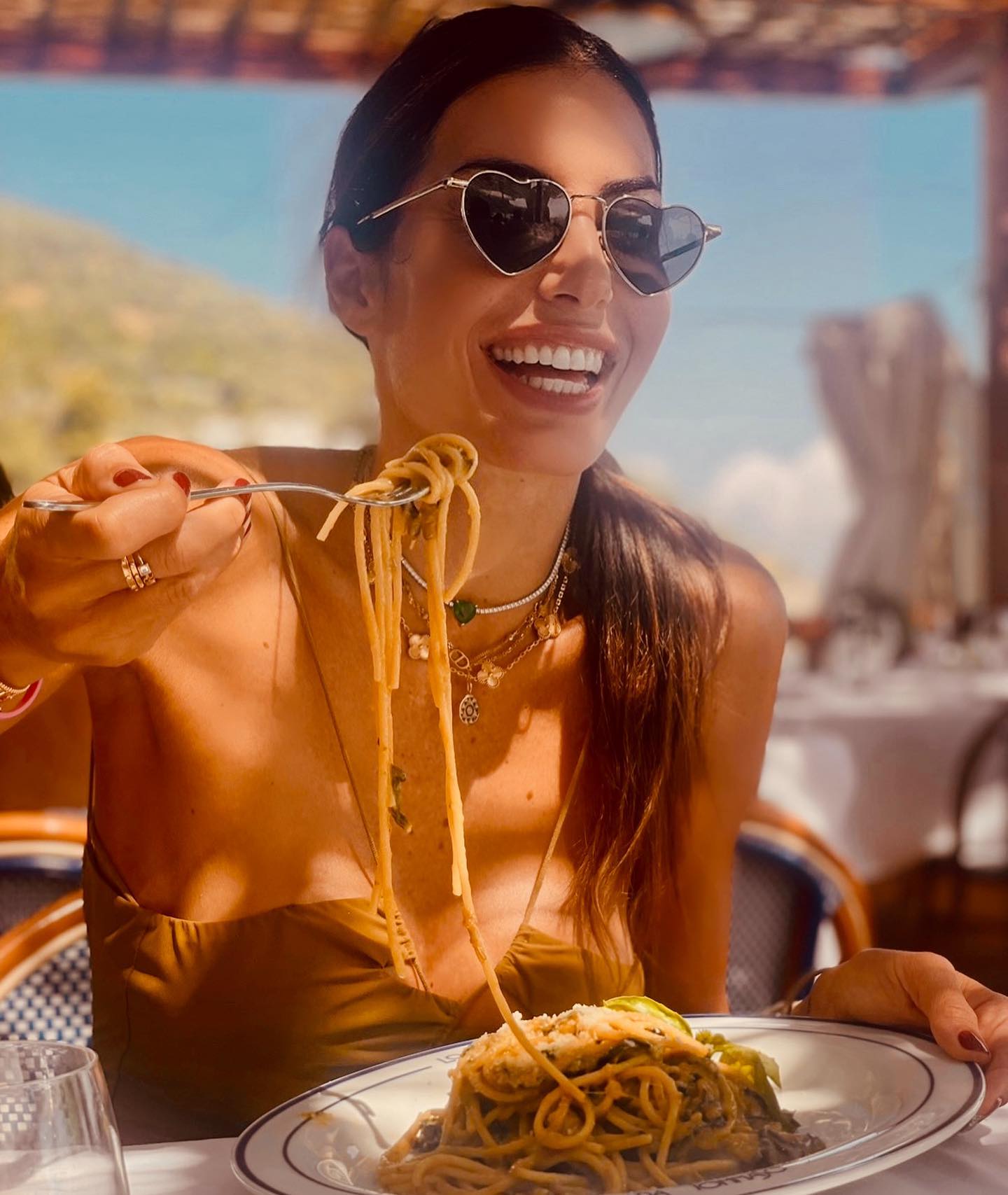 Elisabetta Gregoraci Italy & Pasta….what else?!...