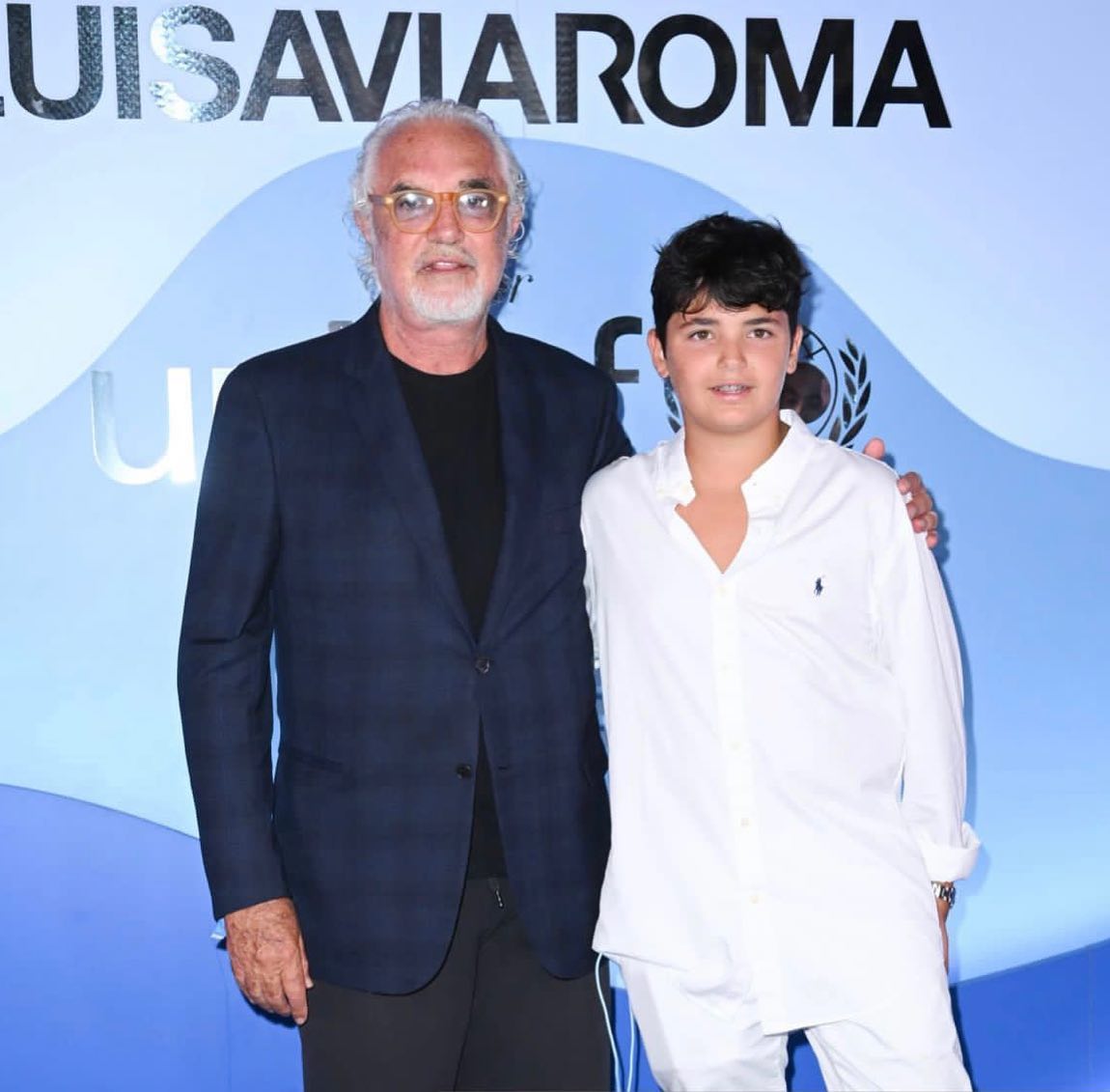 Flavio Briatore With  and  at  for  in Capri...