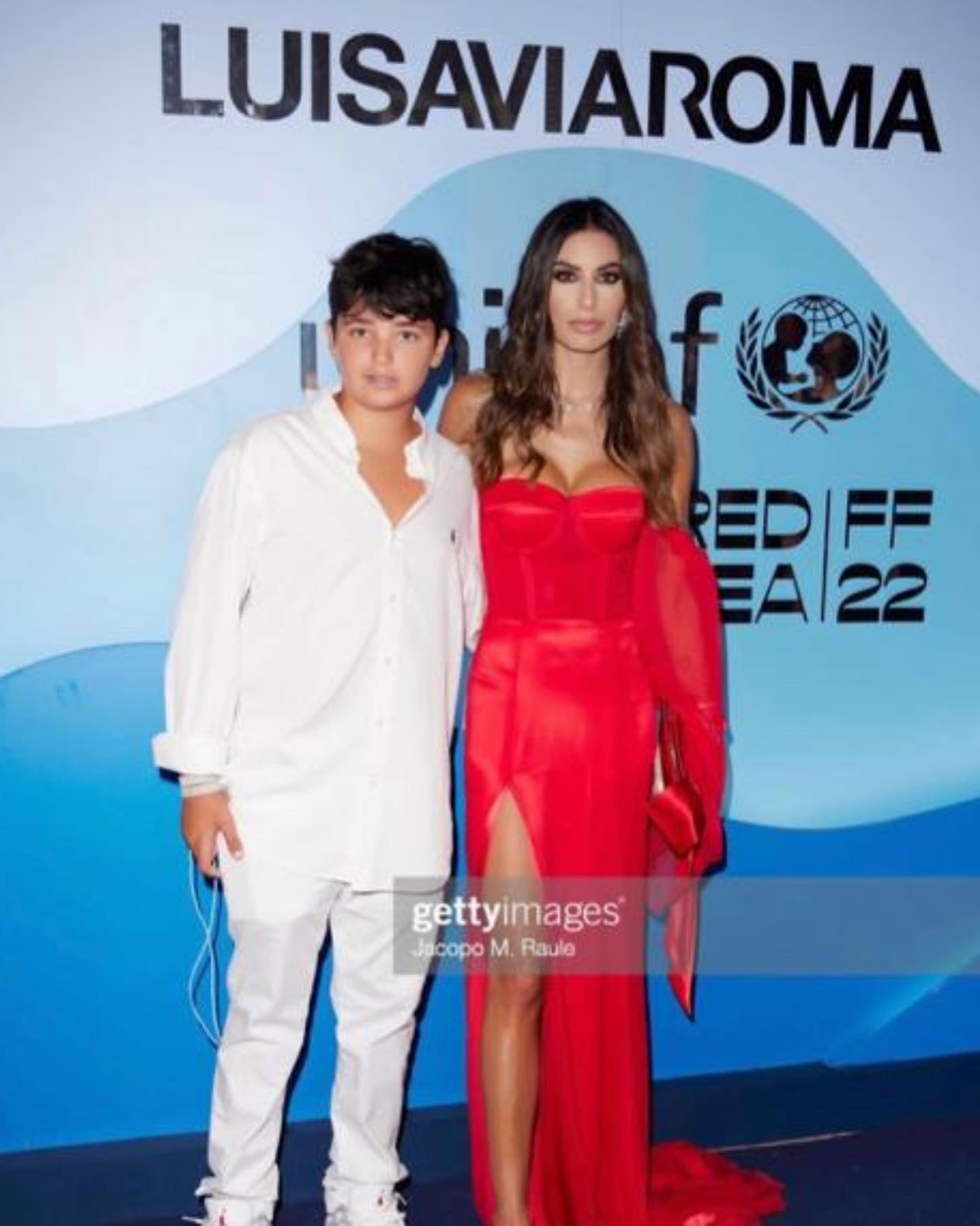 Elisabetta Gregoraci Charity Gala  for  in Capri.

Dress: 
Shoes:  
Stylist: 
Make-up & hair:...