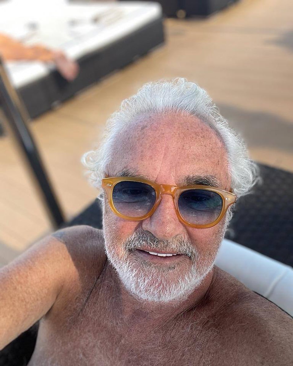 Flavio Briatore Pomeriggio in barca...