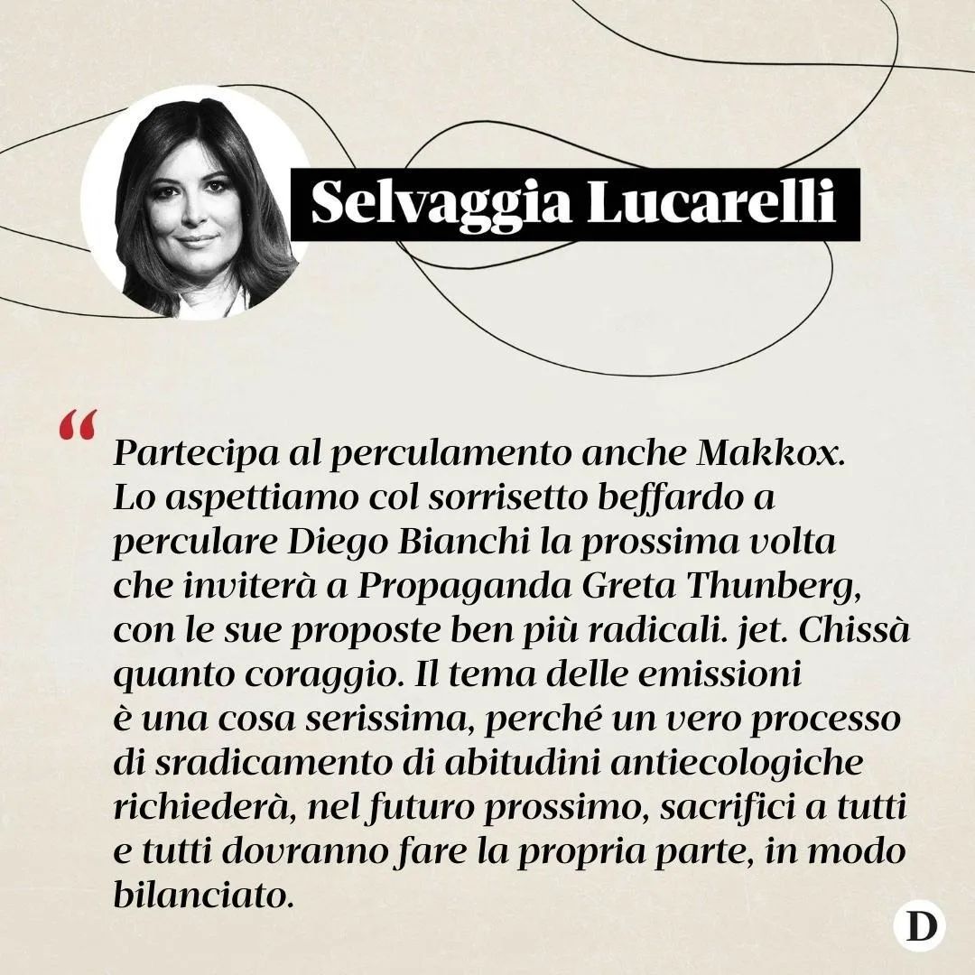 Selvaggia Lucarelli Quella di abolire i  per ridurre le  è una proposta coerente per una coalizione ...