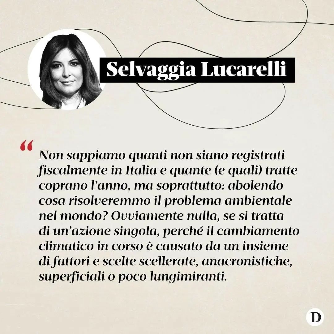 Selvaggia Lucarelli Quella di abolire i  per ridurre le  è una proposta coerente per una coalizione ...