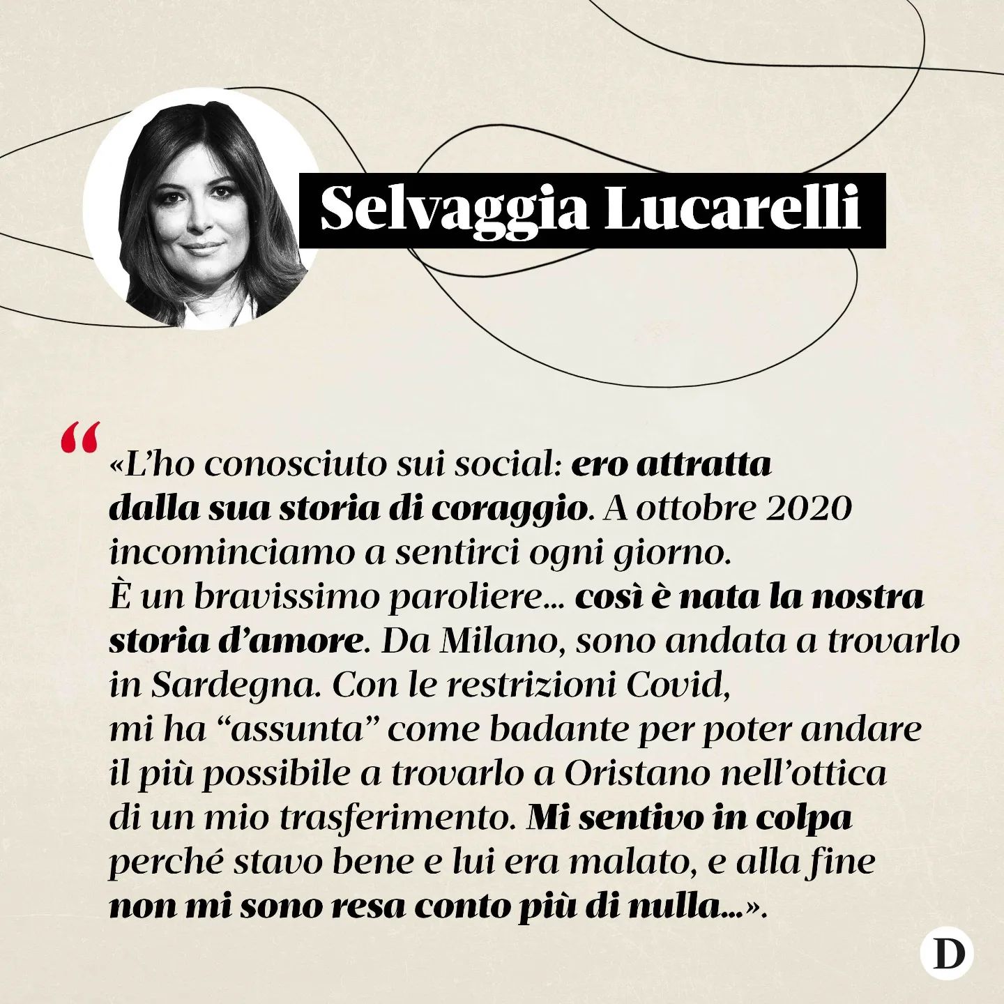 Selvaggia Lucarelli è un ragazzo sardo affetto da  Negli anni, insieme a suo padre Marco e a suo fra...