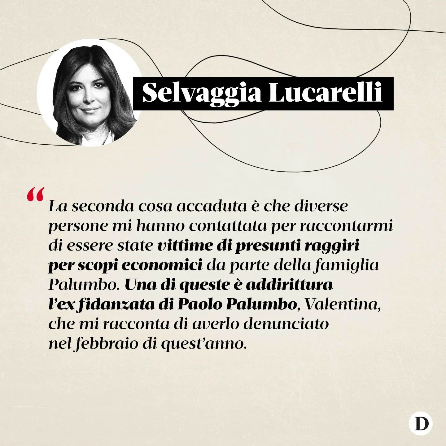 Selvaggia Lucarelli è un ragazzo sardo affetto da  Negli anni, insieme a suo padre Marco e a suo fra...