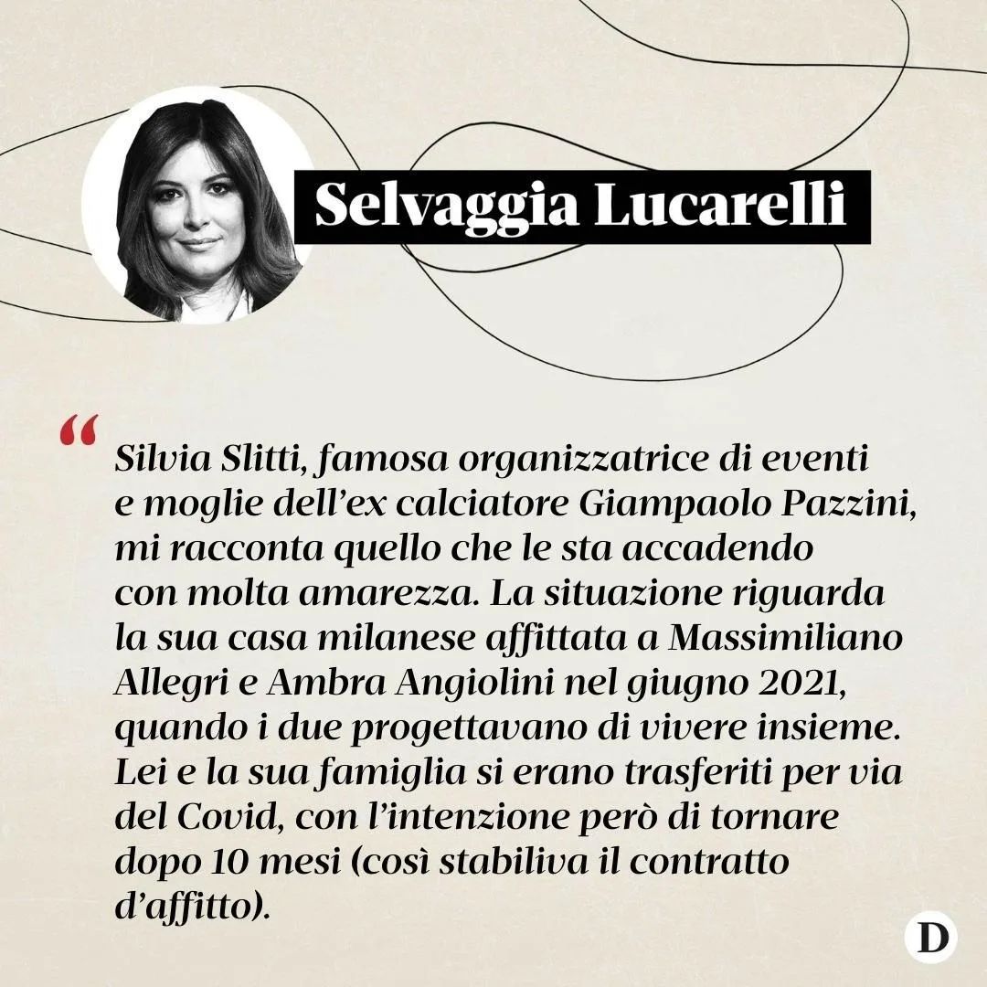 Selvaggia Lucarelli Silvia Slitti, famosa organizzatrice di eventi e moglie dell’ex calciatore Giamp...