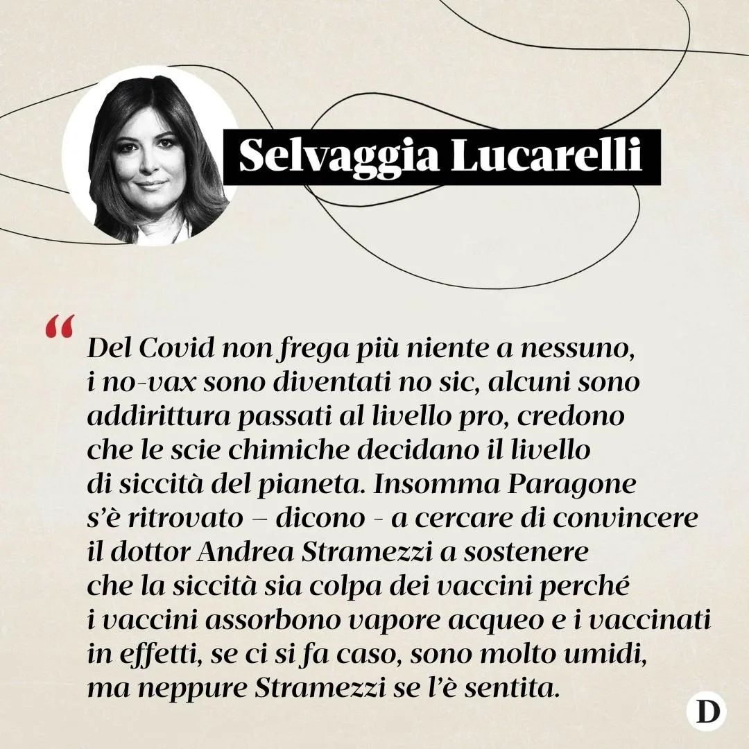 Selvaggia Lucarelli «Domenica ci andiamo a prendere il palazzo!», gridava alle folle Gianluigi  prim...